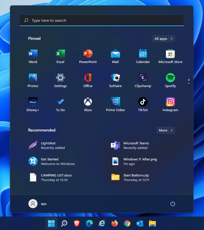 Windows 11 Start Menu ⋆ Computer Repairs Morayfield, Caboolture ...